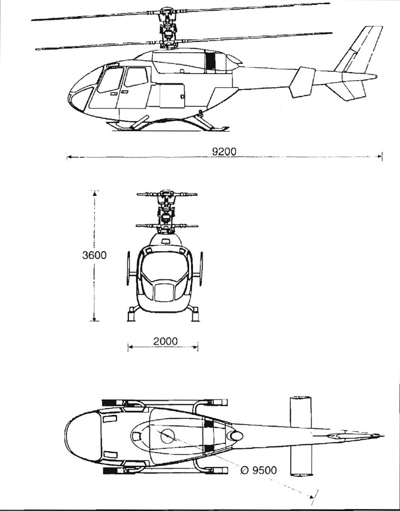 Легкий многоцелевой вертолет Ка-115
